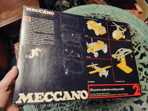 Vintage 1970 meccano set 2 - meccano,