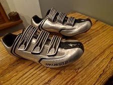Specialized Men's Cycling Shoes Size 43 (9) Silver And Black