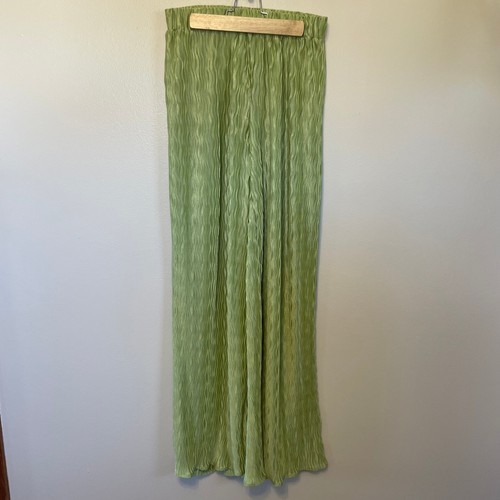 Blue blush plissé satin wide - blush,