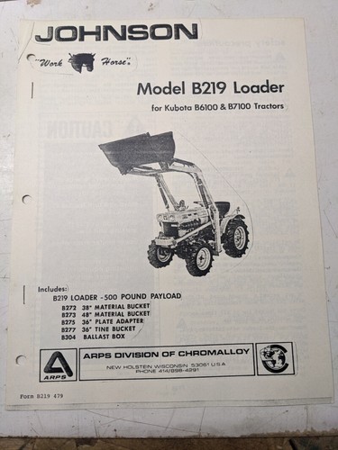 Johnson work horse loader - johnson,