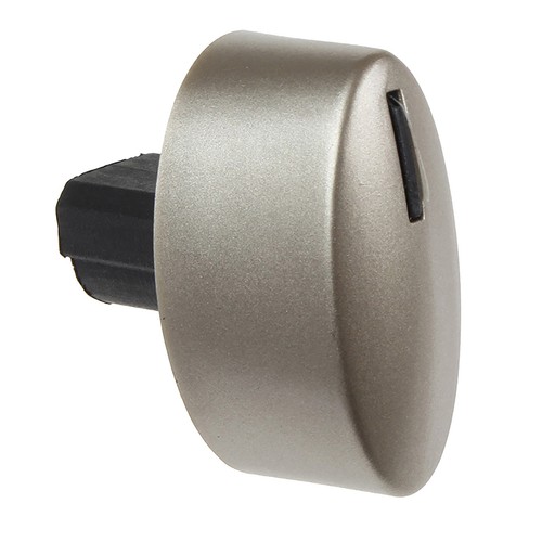 Silver oval knob control dial - control,