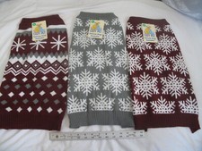 (3) NEW Cozy Pet Dog Knit