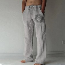 Men's Linen Pants.Elastic