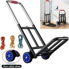 Heavy Duty Folding Lightweight Hand Sack Trolley Cart Wheel Truck Barrow UK