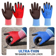 18 Gauge PU Coated Work Gloves