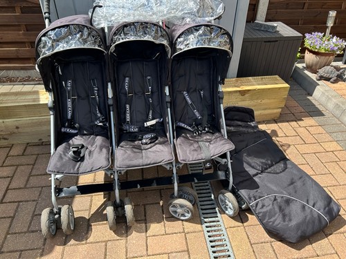 Kidz kargo triple pushchair - kidz,