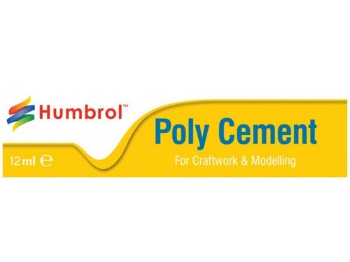 Humbrol 12ml poly cement - cement, #