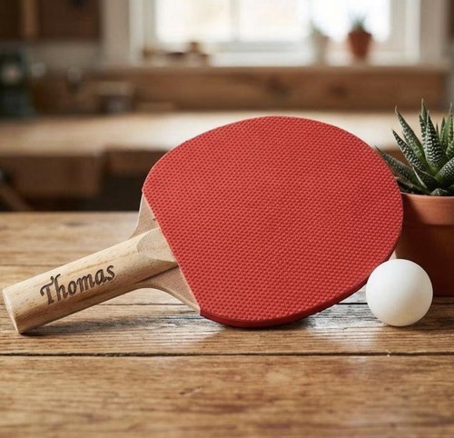 Personalised table tennis bat - personalised,