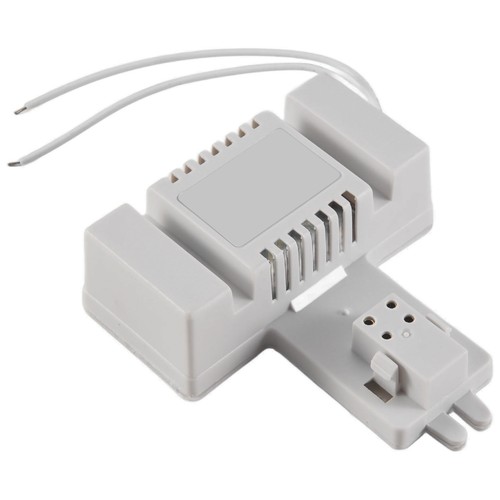 White plastic pin - pin, 2d