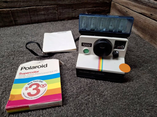 Vintage polaroid 1000 camera - polaroid,