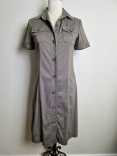 Vintage Ined Khaki Shirt Dress