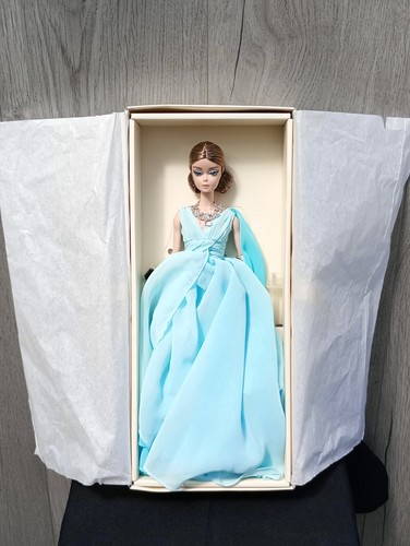 Barbie blue chiffon ballgown - blue,