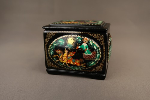 Vintage russian lacquer papier - vintage,