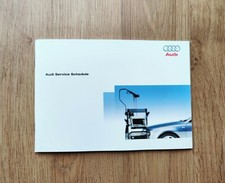 AUDI SERVICE BOOK STAMPED FOR