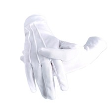 Ceremonial white gloves - ceremonial, parade