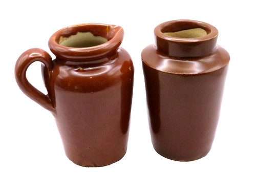 Antique cream pot pourer - &,