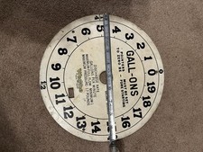 Wayne Gas Pump Clockface Face