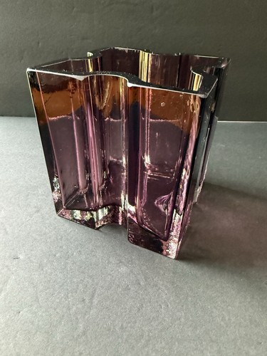Vintage italian glass vase - glass,