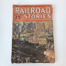 Railroad Stories December 1936 Vintage Magazine What the Public Thinks