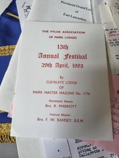 Masonic Memorabilia Mainly