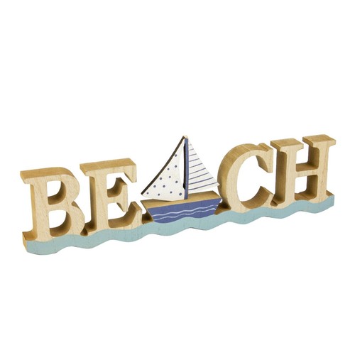 Ocean beach decorative word - beach,