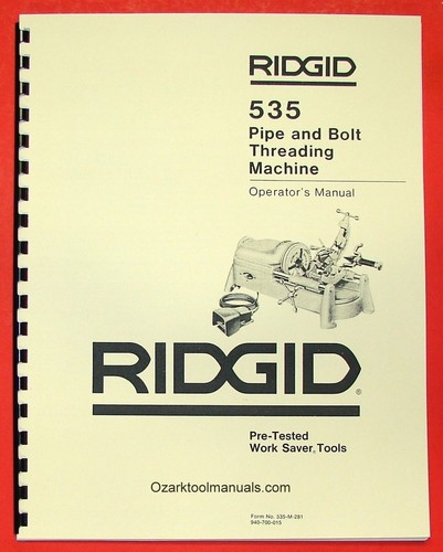 Ridgid 535 pipe bolt - ridgid,