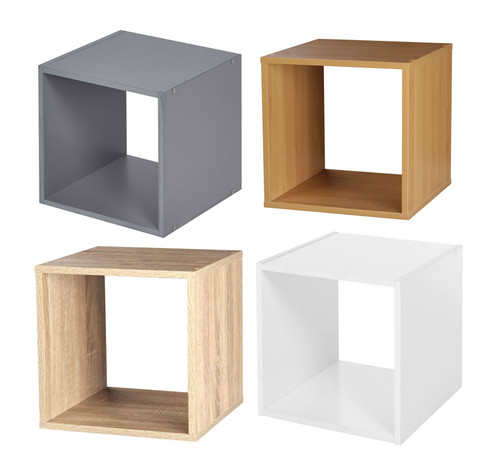 Wooden storage cube - cube, box