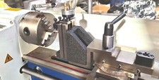 Mini Lathe Vertical Slide Mounted on Z Type Caste Iron Angle Plate -Direct Fit