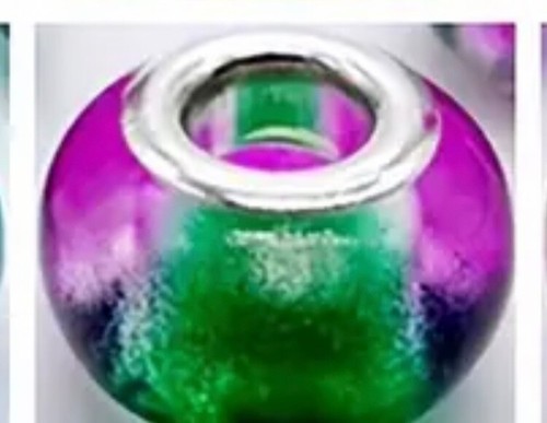 Pink green charm the - pink,