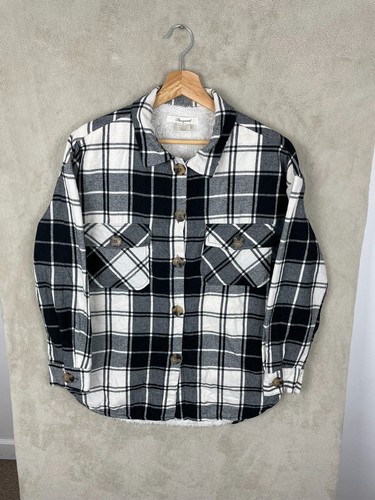 Women fleece lined flannel - fleece,
