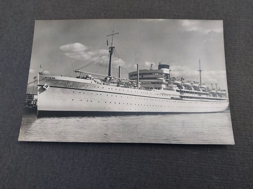 Ocean liner postcard ms - postcard.,