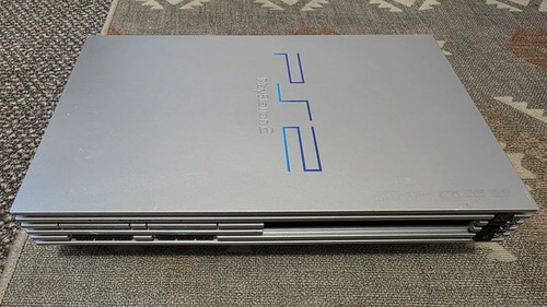 Working ps2 silver playstation - ps2,