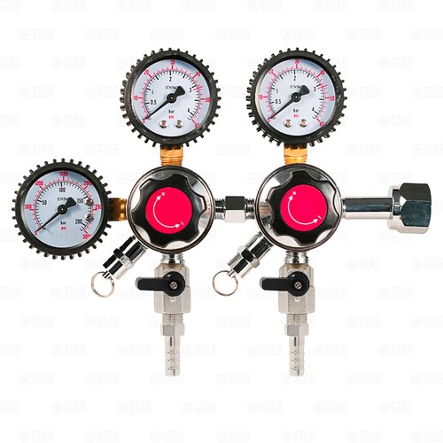 Gauge draft beer - 3, co2