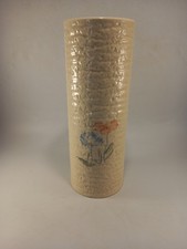 kernewek vase pottery duchy direct cornwall tall flower vase 11.5in tall poppy