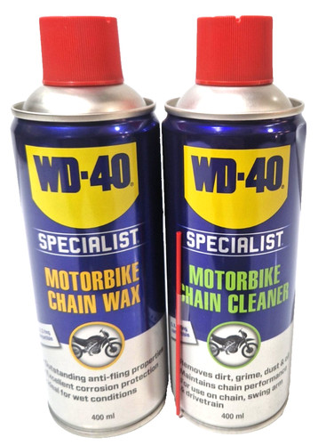 Wd40 motorcycle chain - wd40, wax