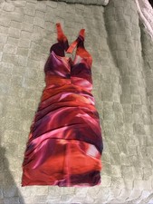 Oh Polly Dress Size 6 Orange