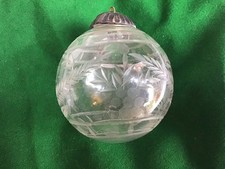 Vintage kugel style etched - vintage,
