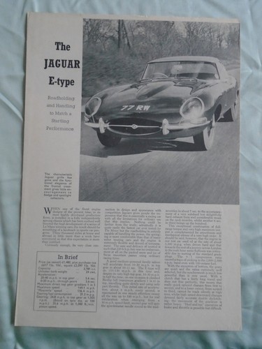 Jaguar type coupe motor - coupe, road
