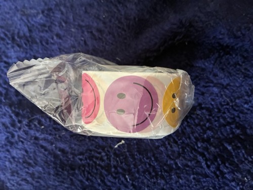 Roll smiley face stickers - roll, of