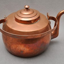 Large Old Copper Kettle