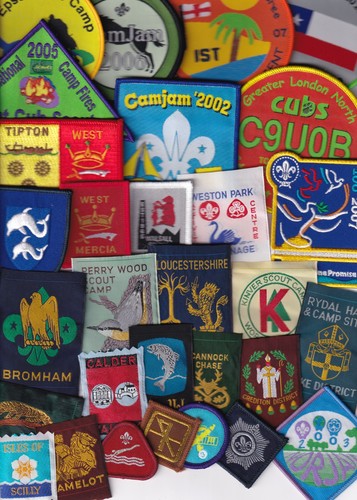 Boy scout badges - boy, x