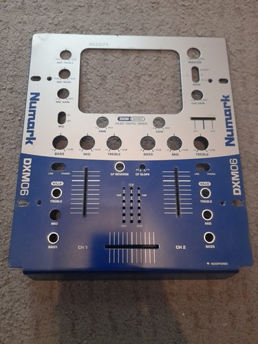 Numark dxm06 mixer front panel - dxm06,