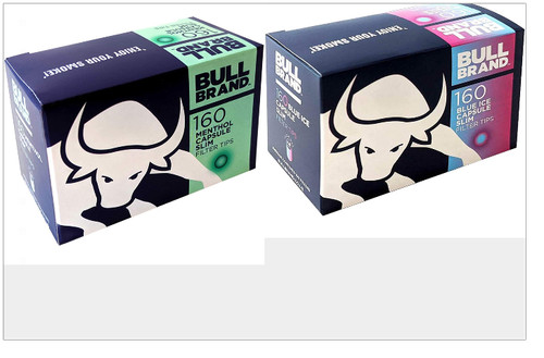 Bull brand menthol blue - bull, ice