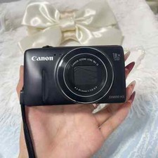 Canon Powershot SX600 HS Black 16.0MP18x zoom Digital Camera Black w/Battery