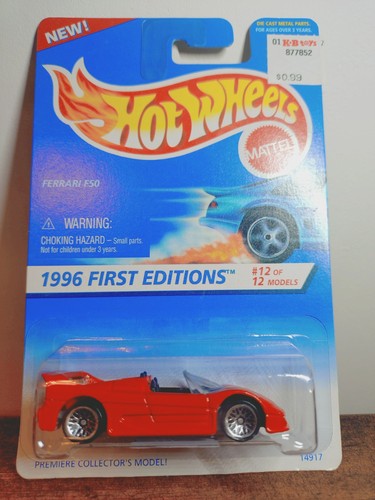 Hot wheels ferrari f50 - hot, 1996