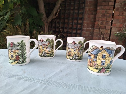 Vintage ima bone china - vintage, 4x
