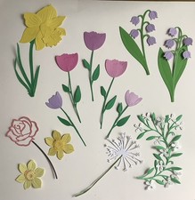 Large Flower  Die-cuts for