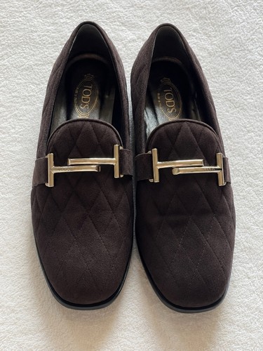 895 tod brown - tod’s, quilted