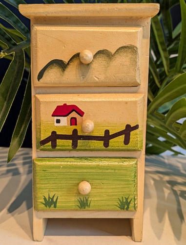 Vintage miniature hand painted - miniature,