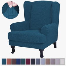Jacquard Wingback Chair Covers